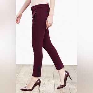Banana Republic SLOAN-FIT‎ FAUX-LEATHER TRIM ANKLE
PANT